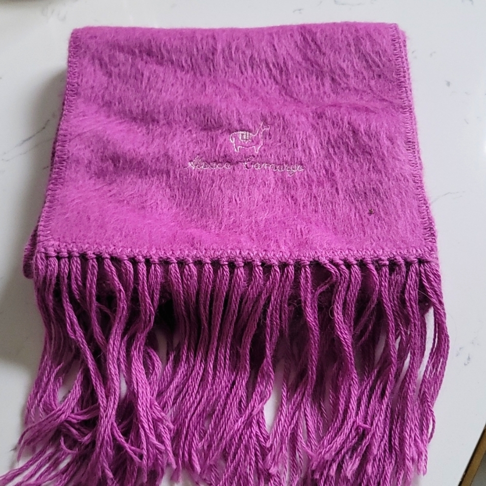 Alpaca Camargo wool scarf NWOT